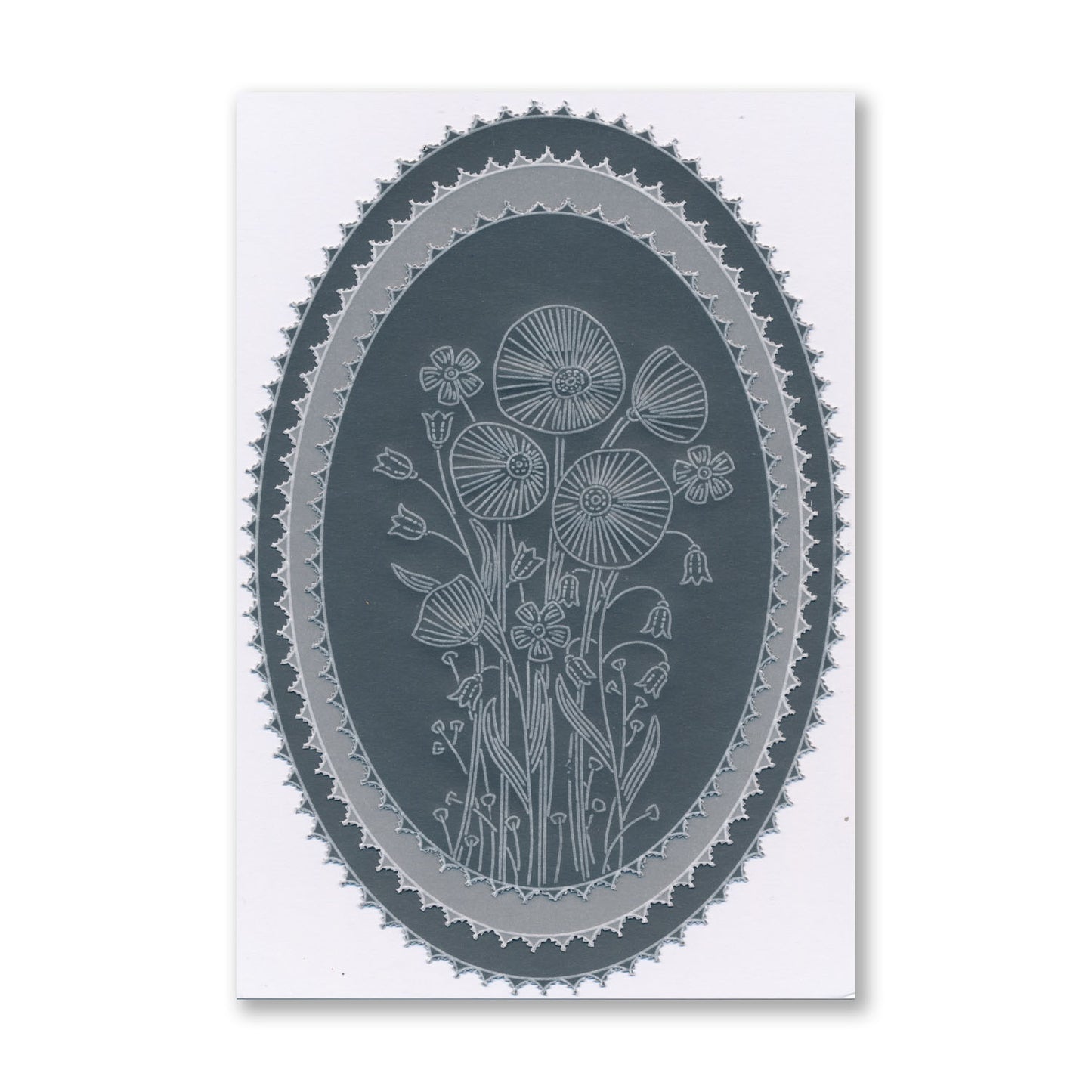 Floral Spray A6 & Spacer Groovi Plate Collection