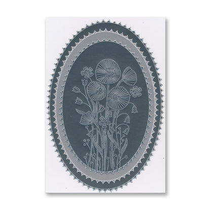 Floral Spray A6 & Spacer Groovi Plate Collection