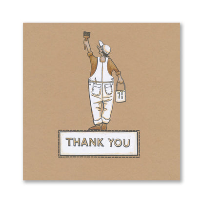 Barbara's Mr. Painter A5 Stamp & Mask Set