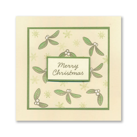 Linda's Mistletoe Swirls - Christmas Compendium A6 Stamp Set