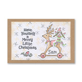 Barbara's SHAC Reindeer Wooden Toy A5 Slim Stamp Set