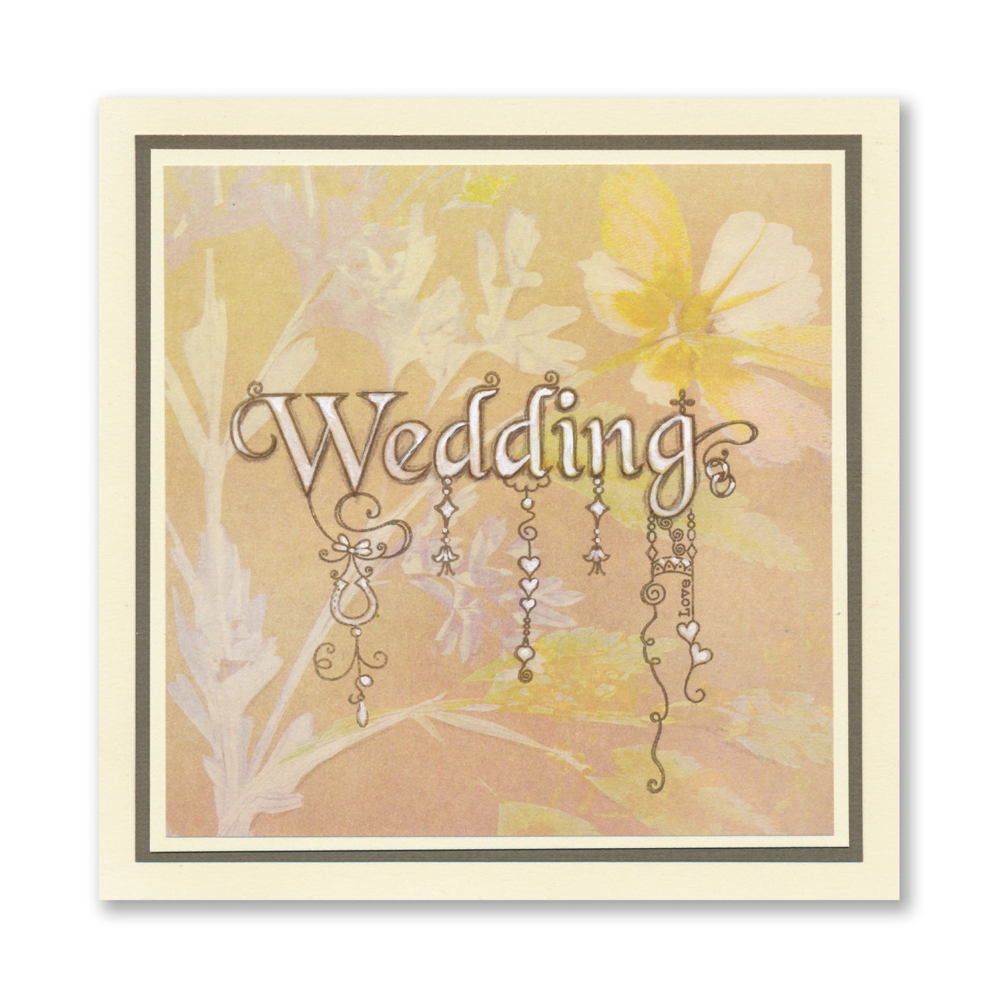 Linda's Bijou Wedding Dangles A6 Stamp Set