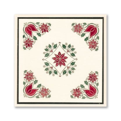 Tina's Christmas Angels, Snowmen & Trees Elements A6 Stamp Trio