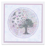 Butterfly & Bird Tree A5 Square & A6 Stamp Duo