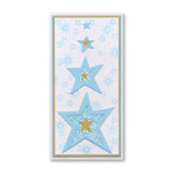 Felt by Clarity - Funky Star Mixed Set - 6" x 6" Adhesive Backed Felt x6