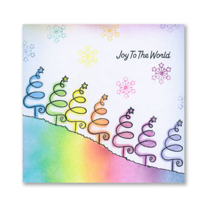 Tina's Christmas Trees Elements A6 Stamp Set