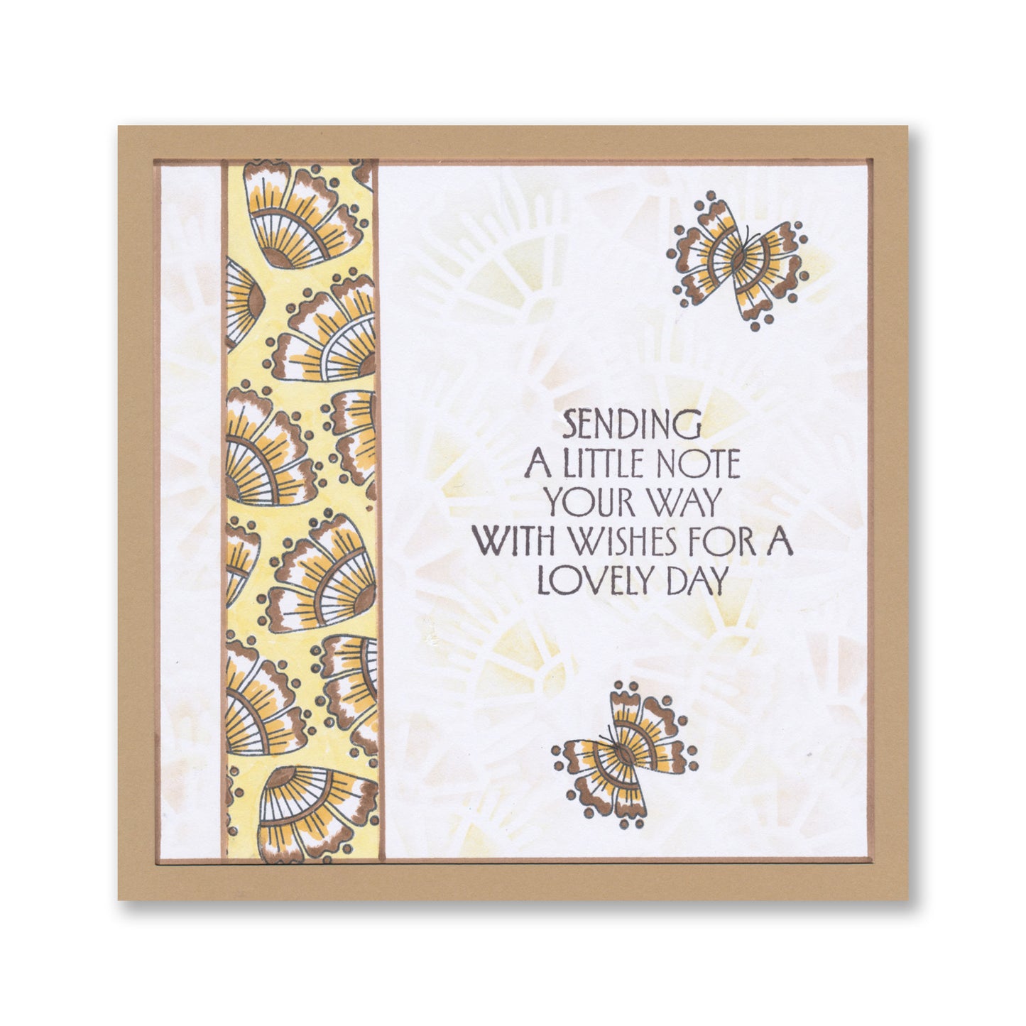 Barbara's Dreambird - Two Way Overlay A5 Square Stamp & Mask Set