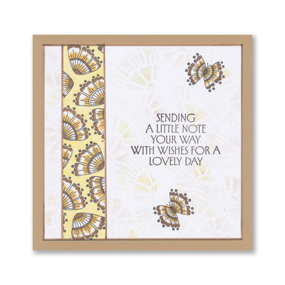 Barbara's Dreambird - Two Way Overlay A5 Square Stamp & Mask Set