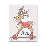 Barbara's SHAC Reindeer Wooden Toy A5 Slim Stamp Set