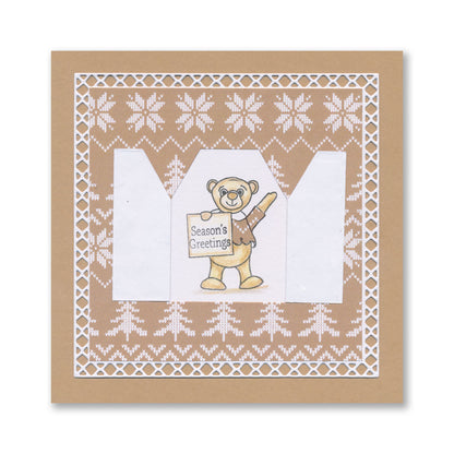BIP the Bear Letterboxes A5 Stamp & Mask Set