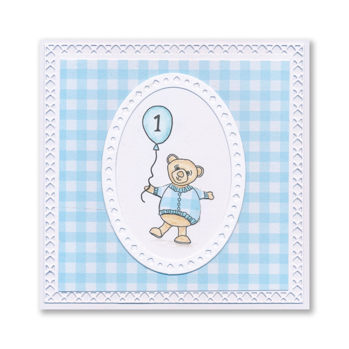 BIP the Bear & Family A5 Square Stamp & Mask Set