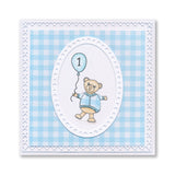BIP the Bear & Family A5 Square Stamp & Mask Set