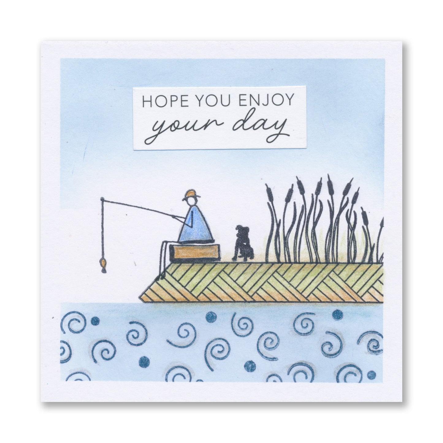 Barbara's Triangle People - Happy Days - A6 Stamp Set