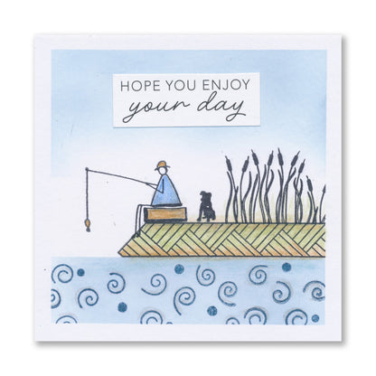 Barbara's Triangle People - Happy Days - A6 Stamp Set