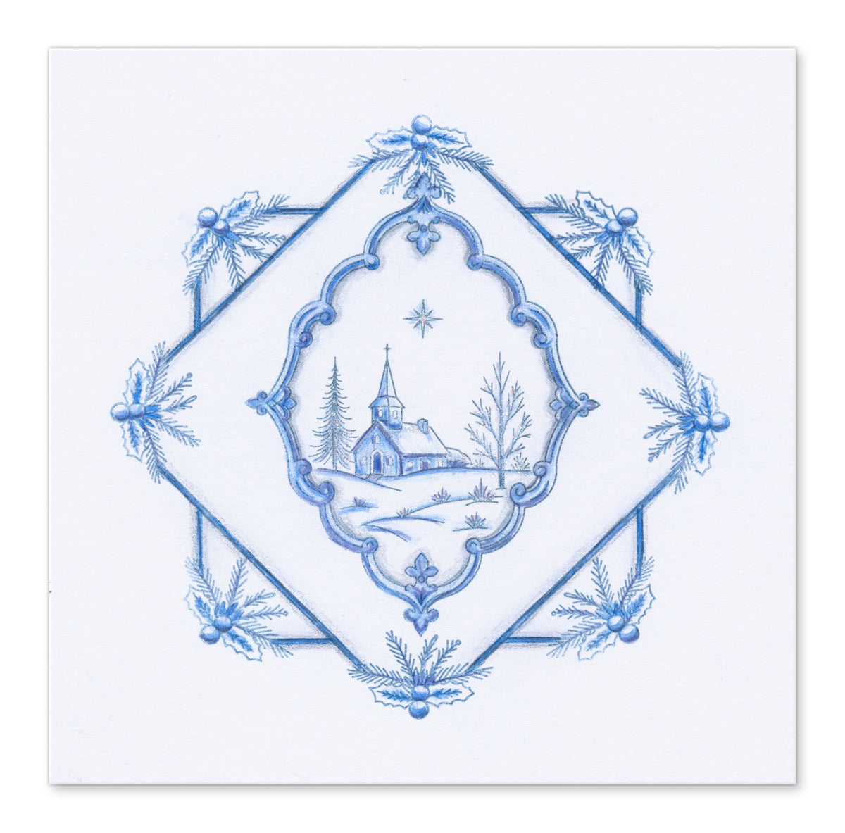 Spring & Winter Elements A5 Stamp Set Duo With 12x Composition Swatches, Snap Ring & 4" x 4" Mega Mount