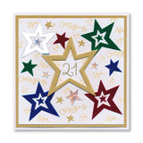 Nested Funky Star Felt Die Set