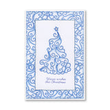 Linda's Swirly Christmas Tree - Christmas Compendium A6 Stamp Set