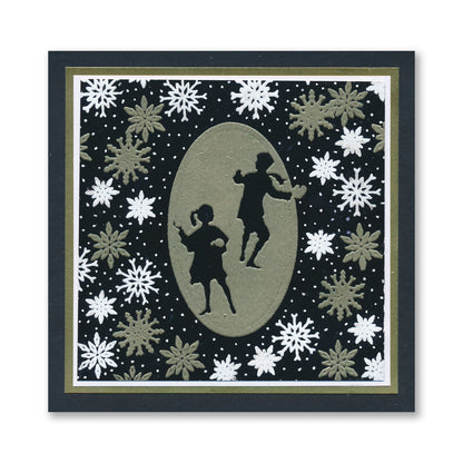Just Christmas Silhouette Framers A5 Stamp Set