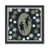 Just Christmas Silhouette Framers A5 Stamp Set