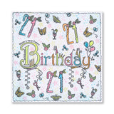 Linda's Bijou Birthday Dangles A6 Stamp Set