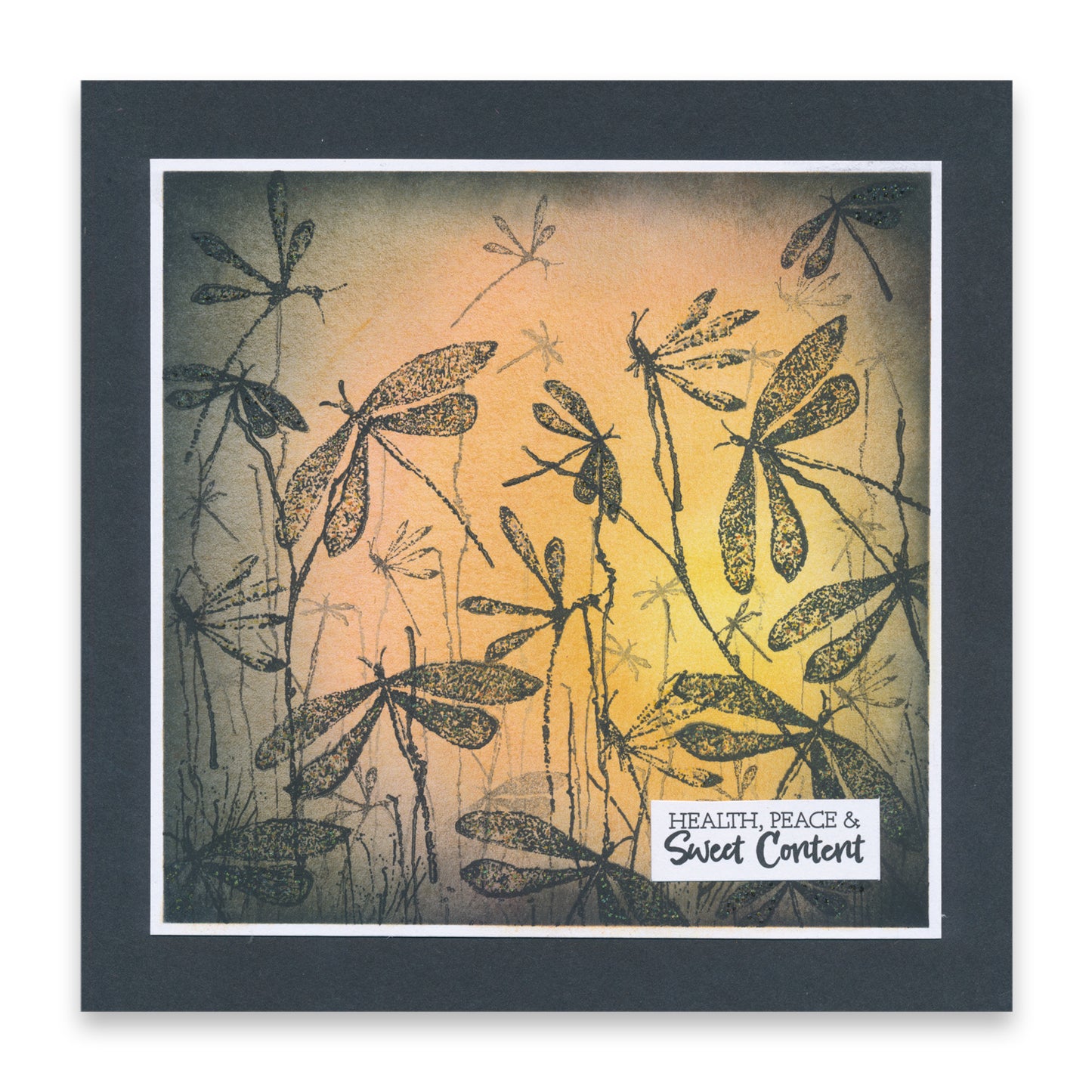 Barbara's Dragonflies, Branches, Twigs & Sprigs Stamp Collection with Earth Elements Card Pack
