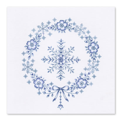 Winter Elements A5 Stamp Set With 6 x Printed Composition Swatches