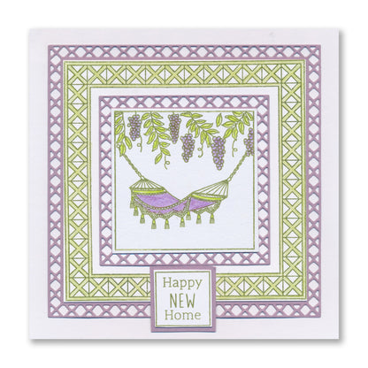 Linda's Summer Sampler A4 Stamp Set & FREE 5" x5" Mega Mount worth £5.25
