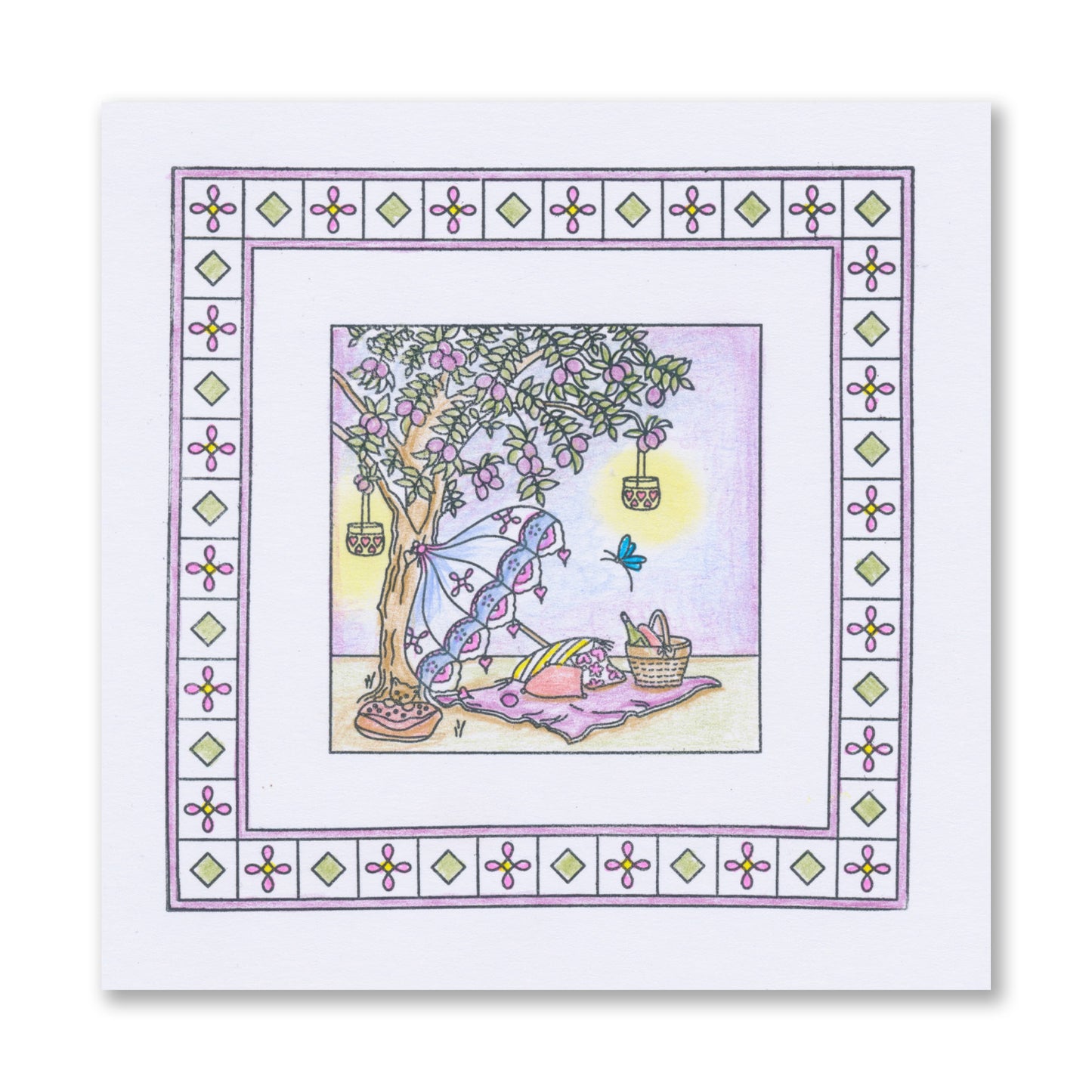 Linda's Summer Sampler A4 Stamp Set & FREE 5" x5" Mega Mount worth £5.25