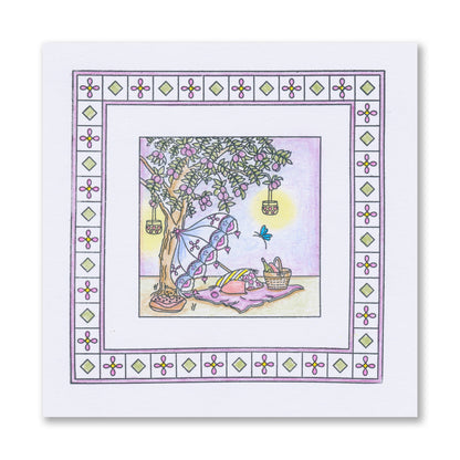 Linda's Summer Sampler A4 Stamp Set & FREE 5" x5" Mega Mount worth £5.25