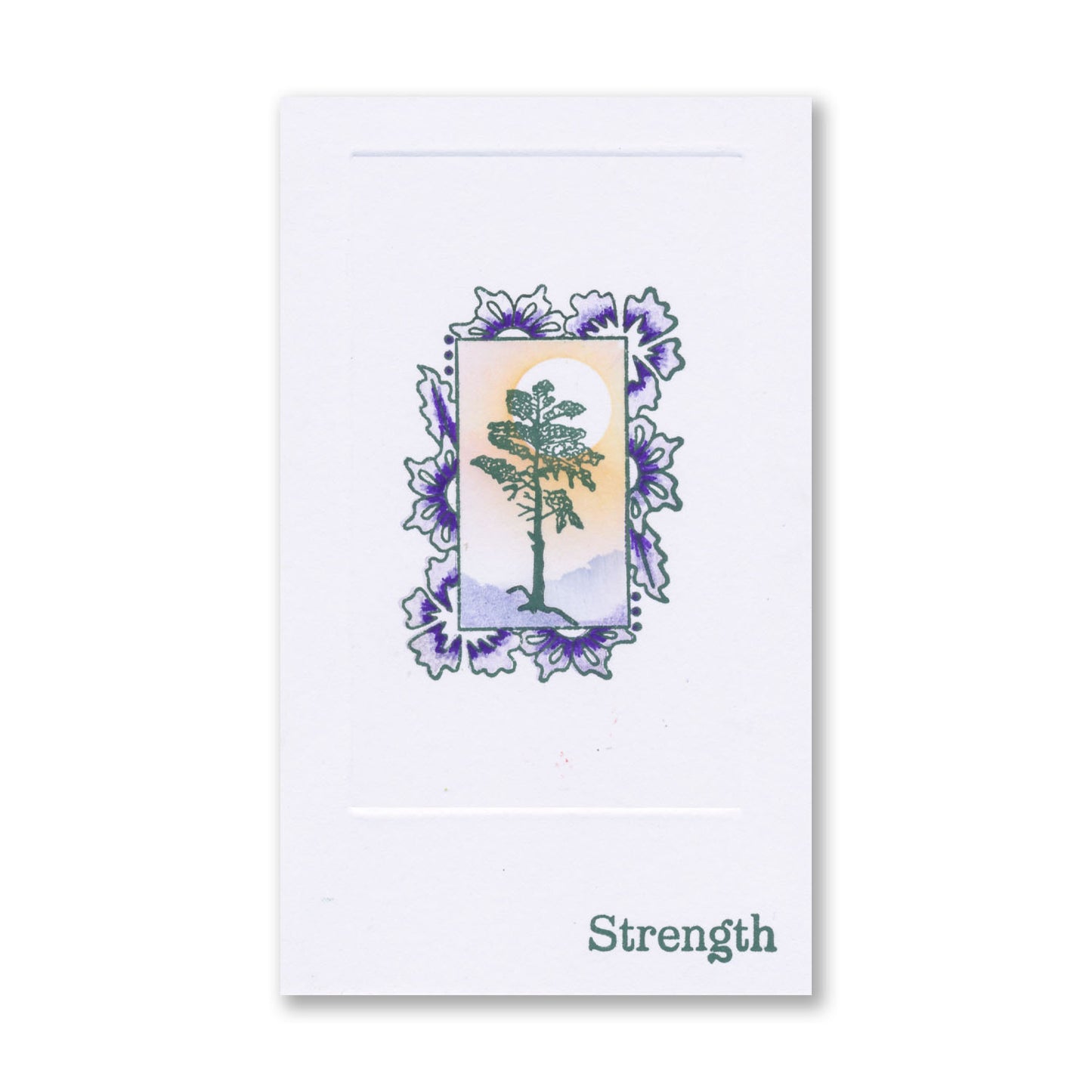 Barbara's Happiness - Floral Panel - Two Way Overlay A5 Square Stamp Set