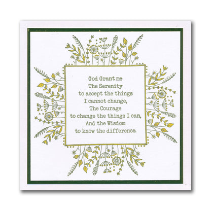 Jazz's Floral Panels & Petite Sentiments A5 Square & A7 Stamp Collection