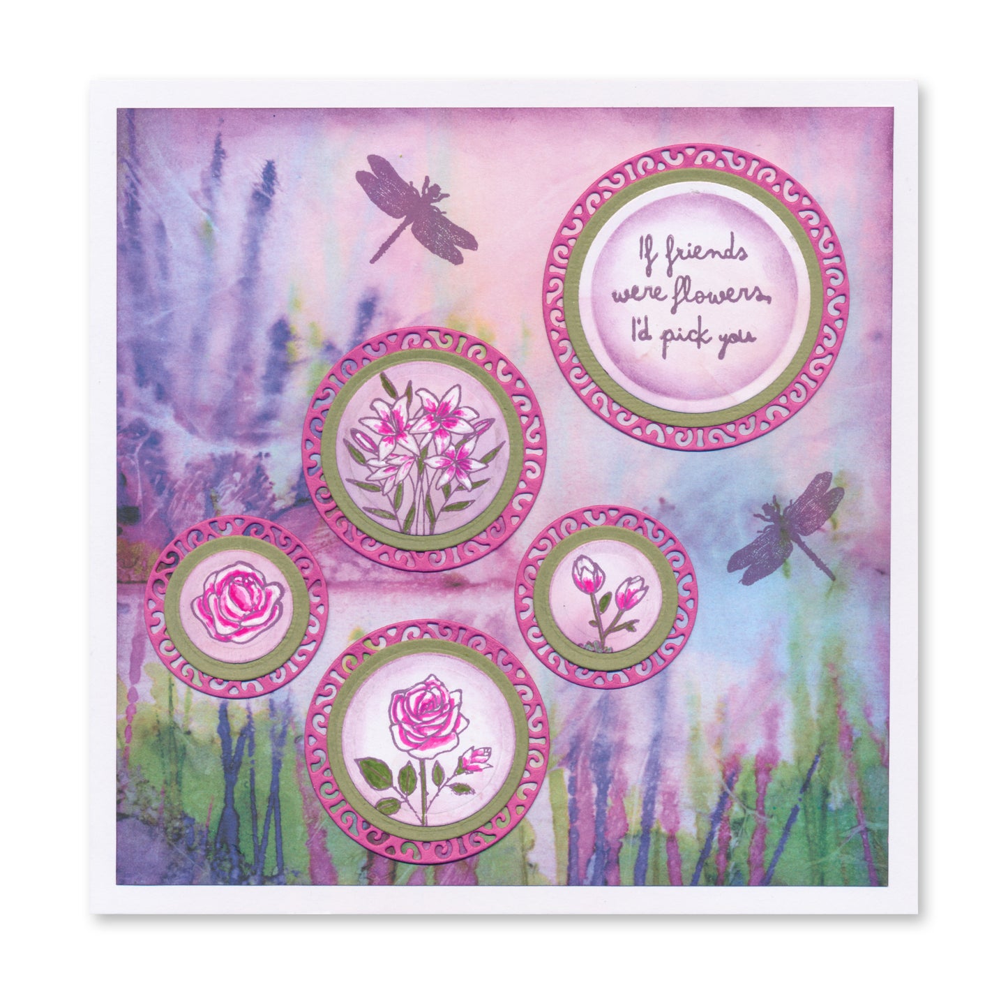 Nested Circle Doodle Frame-its Frames & Panels Die Collection