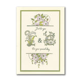 Jazz's Just for You - Floral Panels A5 Square Stamp Set