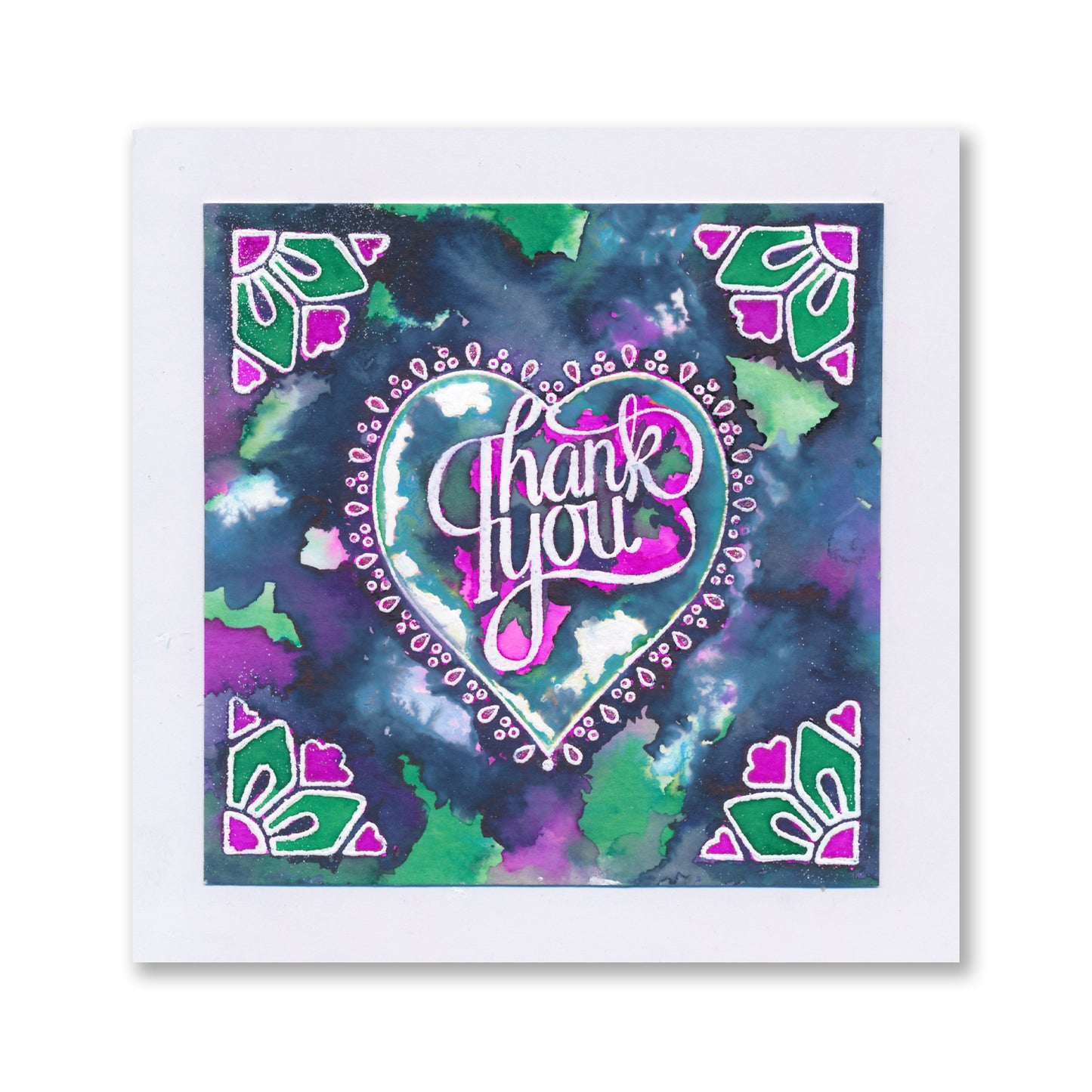 Barbara's Loving Heart A5 Stamp & Mask Set
