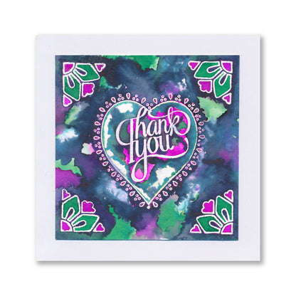Barbara's Loving Heart A5 Stamp & Mask Set