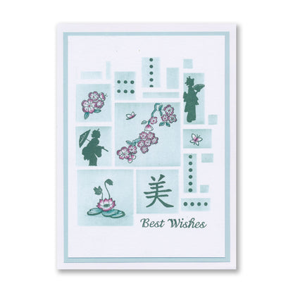 Geisha & Waterhouse A5 Stamp & Mask Set