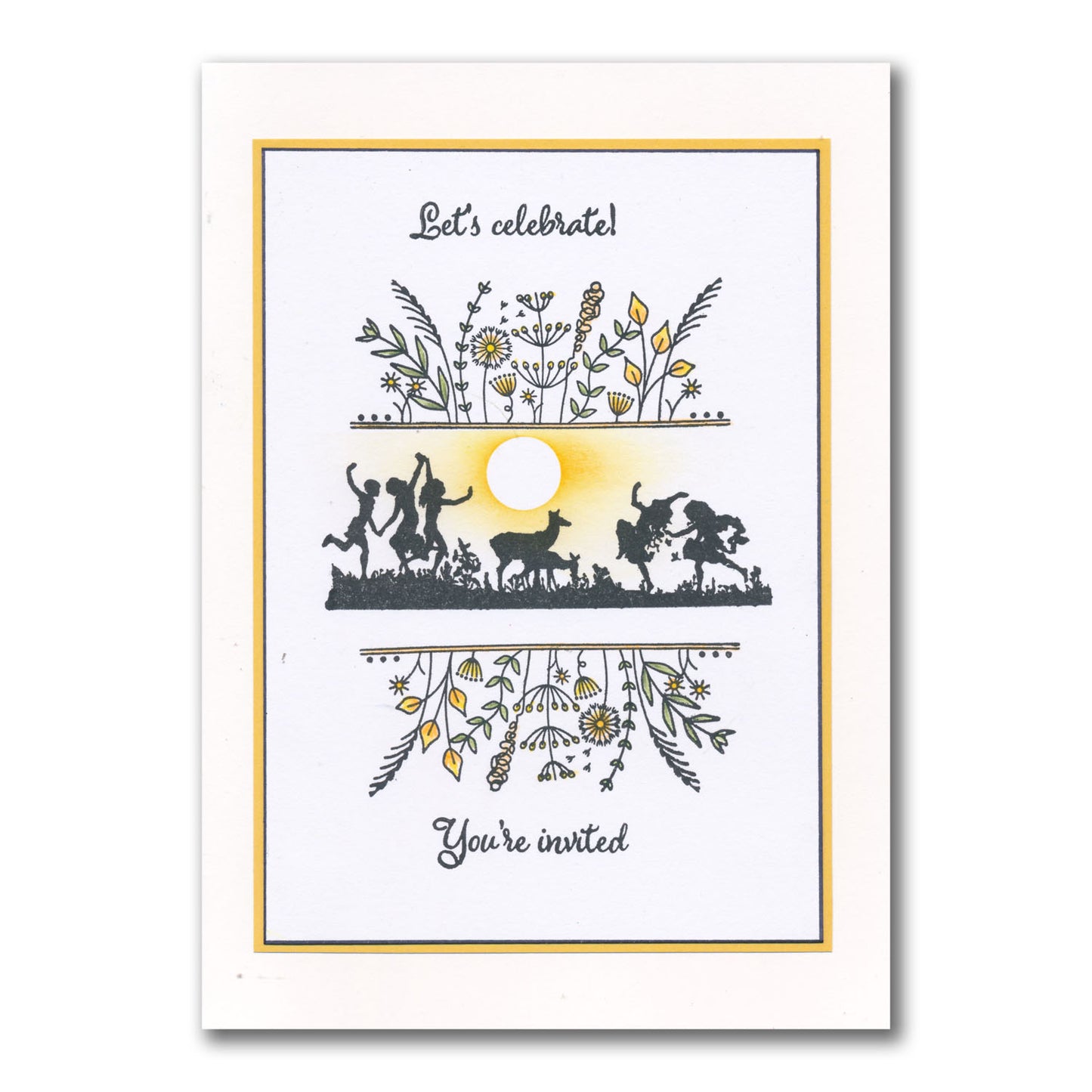 Jazz's Floral Panels & Petite Sentiments A5 Square & A7 Stamp Collection