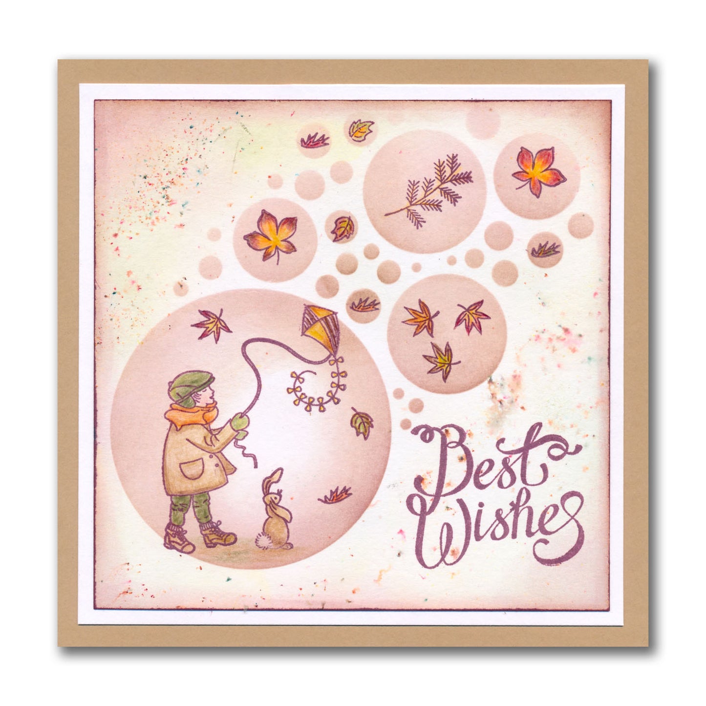 Linda's Bijou Children Through the Seasons - Autumn A5 Stamp Set