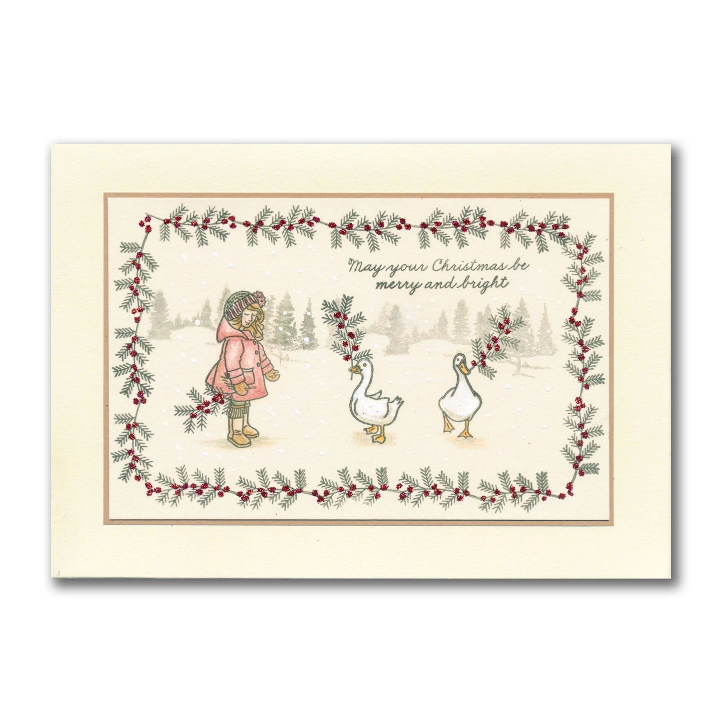 Linda's Bijou Children Through the Seasons - Autumn A5 & A7 Stamp Duo