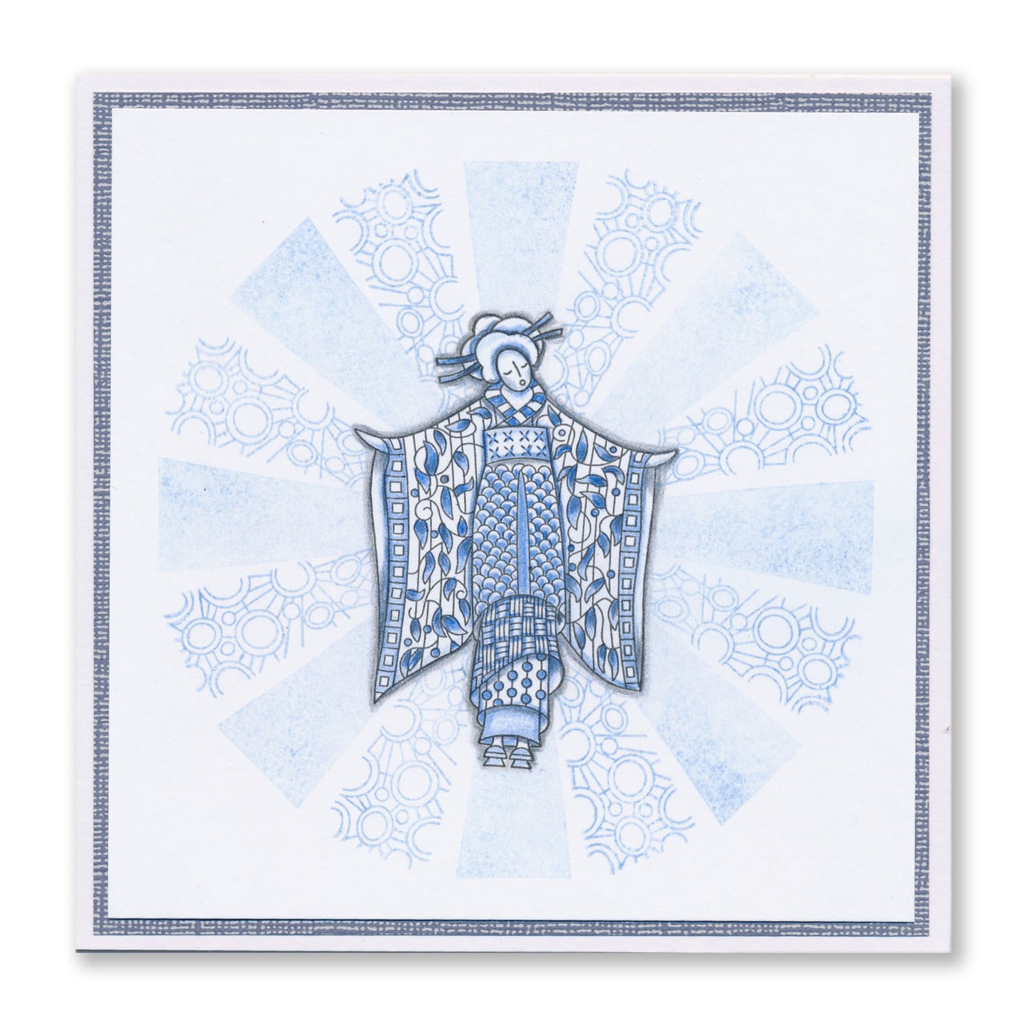 Barbara's SHAC Geisha Doodle A5 Stamp & Mask Set