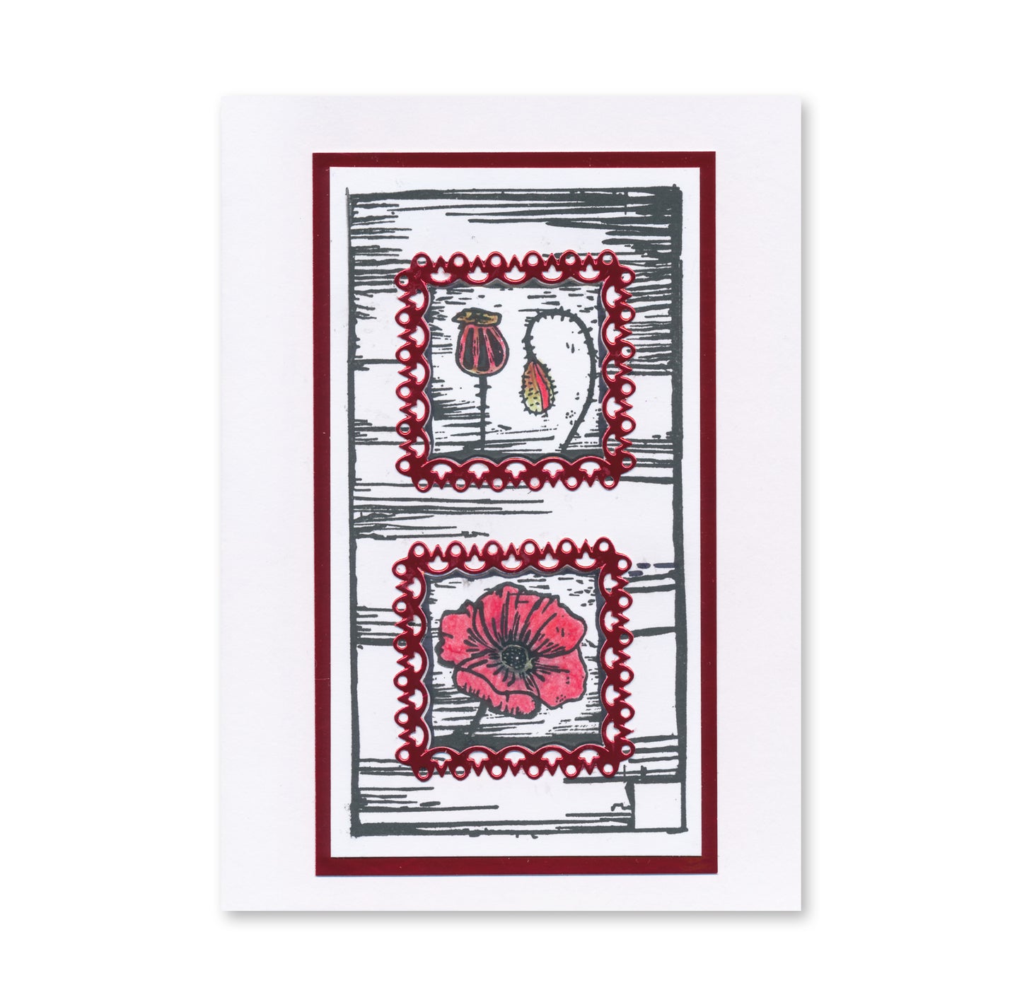 Mini Mandala Squares Clarity Fresh Cut Die Collection