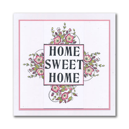 Jazz's Floral Panels & Petite Sentiments A5 Square & A7 Stamp Collection