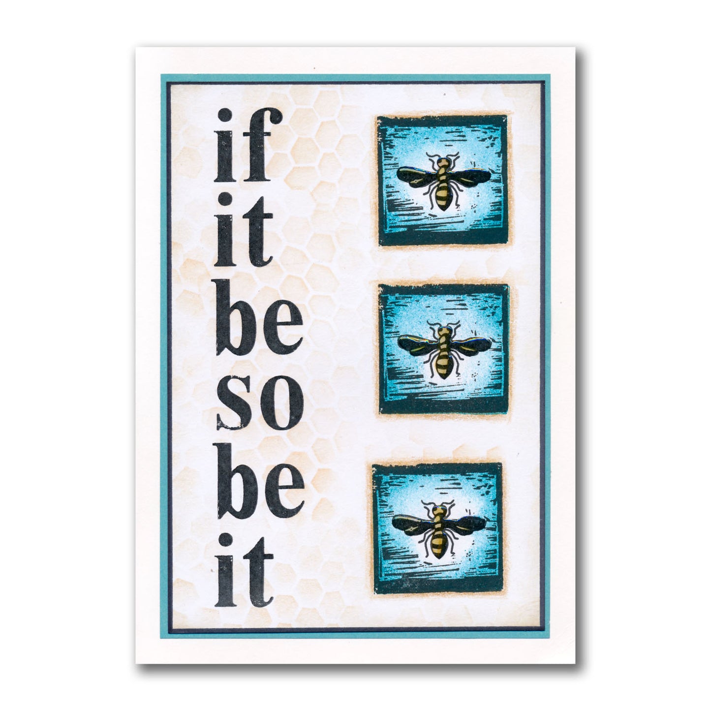 Linocut Mini Sampler A4 Stamp Set