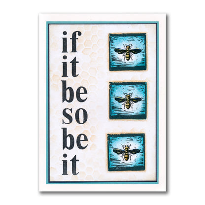 Linocut Mini Sampler A4 Stamp Set