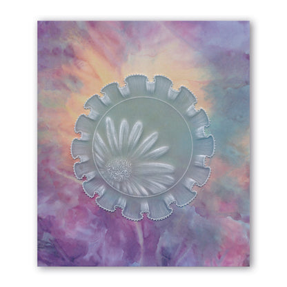 Linda's 123 - A Daisy, Lily of the Valley & Fuchsia A5 Square Groovi Plate