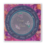 Linda's 123 - A Daisy, Lily of the Valley & Fuchsia A5 Square Groovi Plate