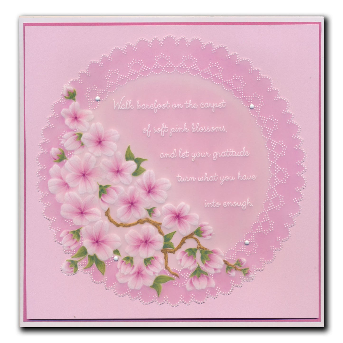 Linda's When Nature's Confetti is Scattered Companion A5 Square Groovi Plate