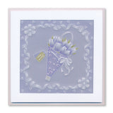 Linda's Tulip Gift Bag A5 Square Groovi Plate