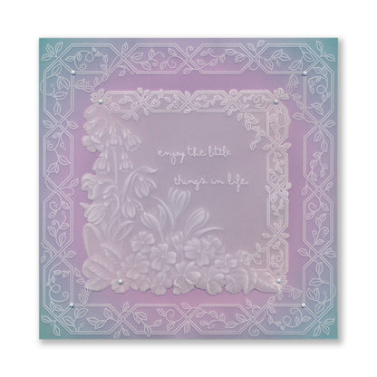 Linda's Enjoy the Little Things Companion A5 Square Groovi Plate