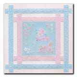 Linda's Dotty Cross-Stitch Oriental Fan Layering Frame A4 Square Groovi Plate